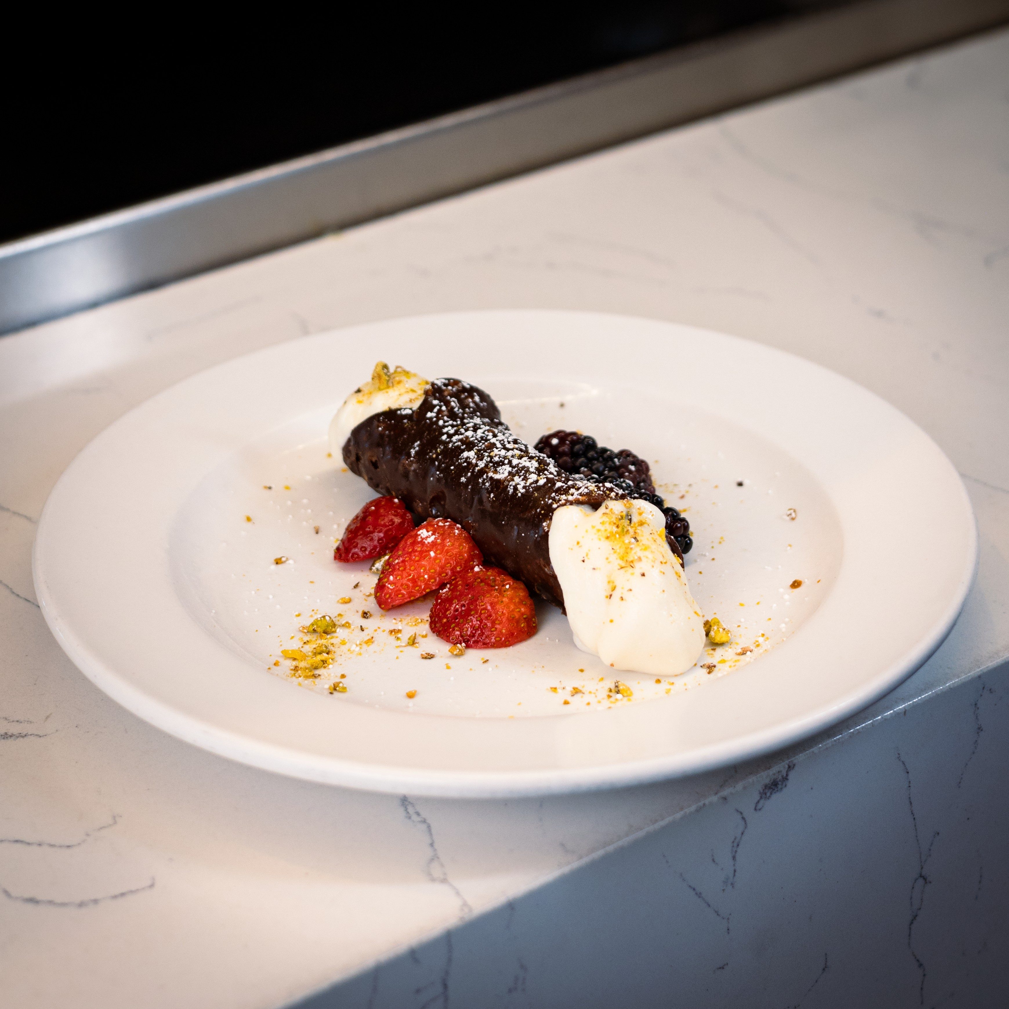 Chocolate Cannoli.