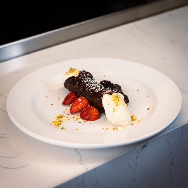 Chocolate Cannoli.